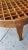1990s Vintage Gio Ponti Style Lattice Pattern With Paddle Legs Coffee Table For Sale - Image 10 of 12