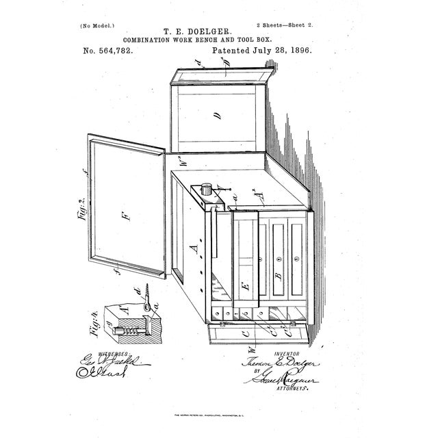Early 20th Century Machinist Tool Chest by Hammacher Schlemmer For Sale In Chicago - Image 6 of 16