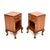 Antique Burr Walnut Bedside Cabinets, 1920, Set of 2 For Sale - Image 4 of 10