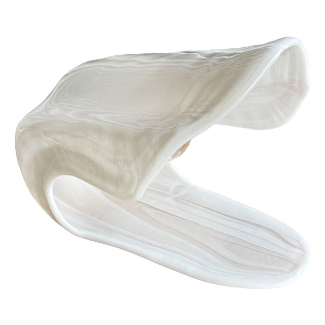Mid-Century Modern Murano Glass Oyster Table Lamp by La Murrina, Italy, 1970s For Sale