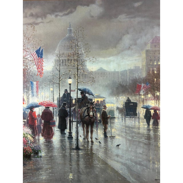 American G. Harvey, God Shed His Grace on Me, Hand Signed Original Serilith, 54/95, 1997 For Sale - Image 3 of 12