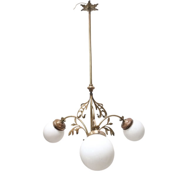 Vintage Art Nouveau Lamp For Sale