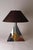 Brown Mid-Century Pyramid Table Lamp For Sale - Image 8 of 14