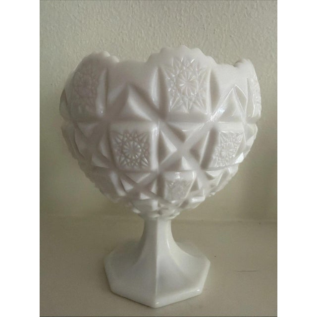 Mid-Century Modern Vintage Milk Glass Bowls and Salt & Pepper Shakers - Set of 6 For Sale - Image 3 of 6