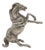 Vintage Hammered Silver Horse For Sale