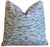 2020s Designer Jeffery Alan Marks Oceanview Nautical Coastal Feather/Down Pillow 21" Square For Sale - Image 5 of 7