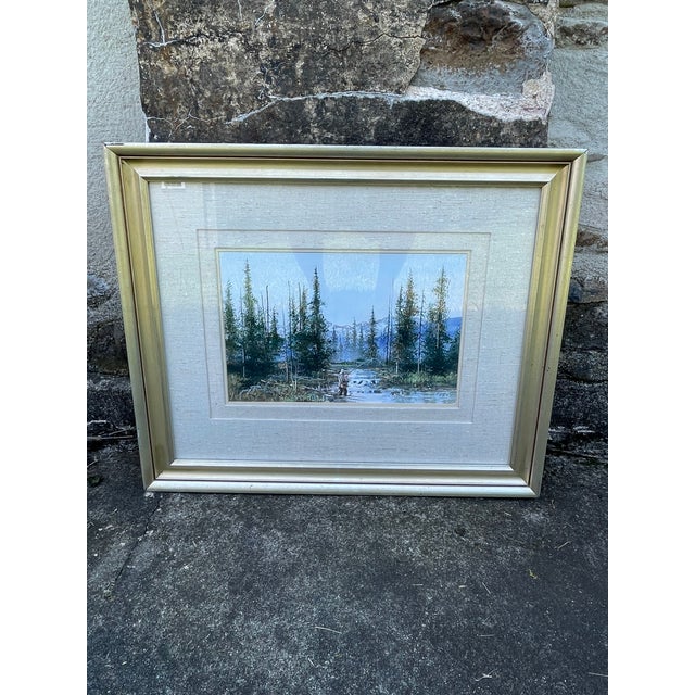 Kirk Randall Painting Utah Native Artist 1952-Present, Framed For Sale - Image 9 of 10
