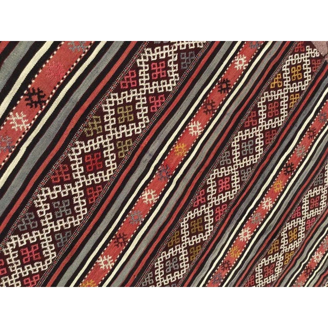 Tribal Kilim Rug - 62" X 92" For Sale In Raleigh - Image 6 of 8