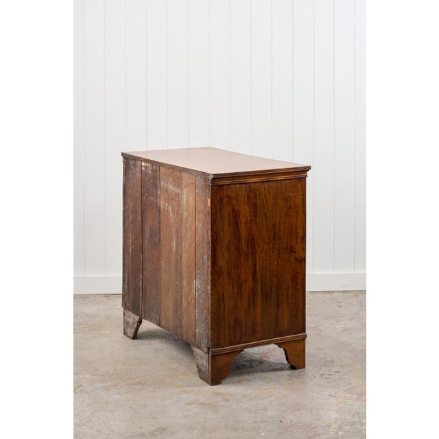Walnut Period Chest With Contrast Satinwood Banding (C. 1780-1820) For Sale - Image 10 of 11