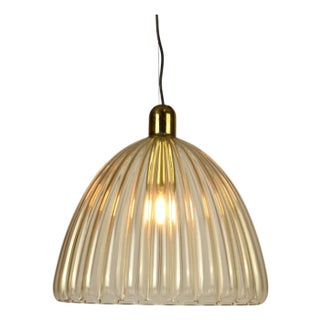 Large Bell-Shaped Murano Glass Pendant by Renato Toso, 1950s For Sale