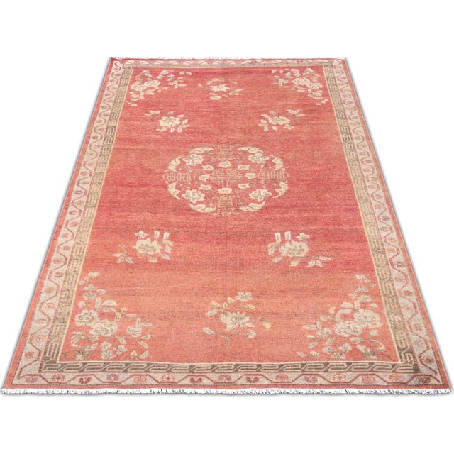 1960s 1960s Turkish Oushak Rug For Sale - Image 5 of 5