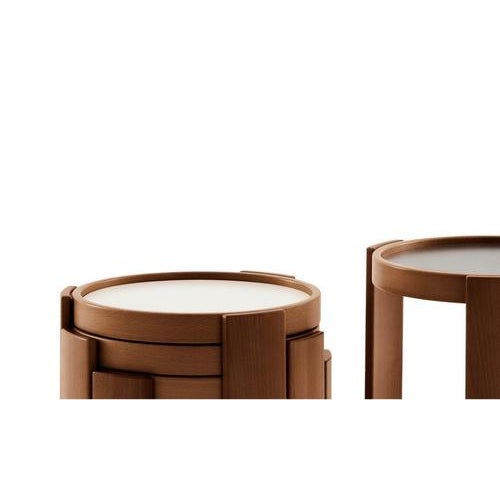 Wood 780/783 Tables by Gianfranco Frattini for Cassina, Set of 4 For Sale - Image 7 of 8