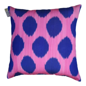 Contemporary Handmade Luxury Silk Throw Pillow With Down Feather Insert