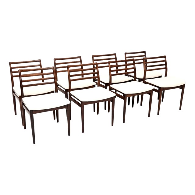 Vintage Danish Dining Chairs by Erling Torvits for Sorø Stolefabrik, 1960s, Set of 8 For Sale