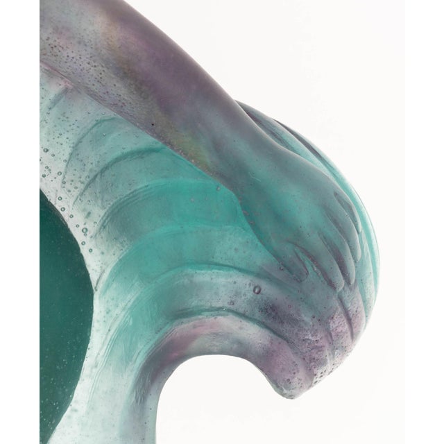 Andre Deluol for Daum Pate-De-Verre Glass Sculpture For Sale - Image 9 of 14