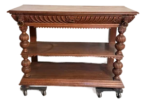 Antique 1860's Oak French Server