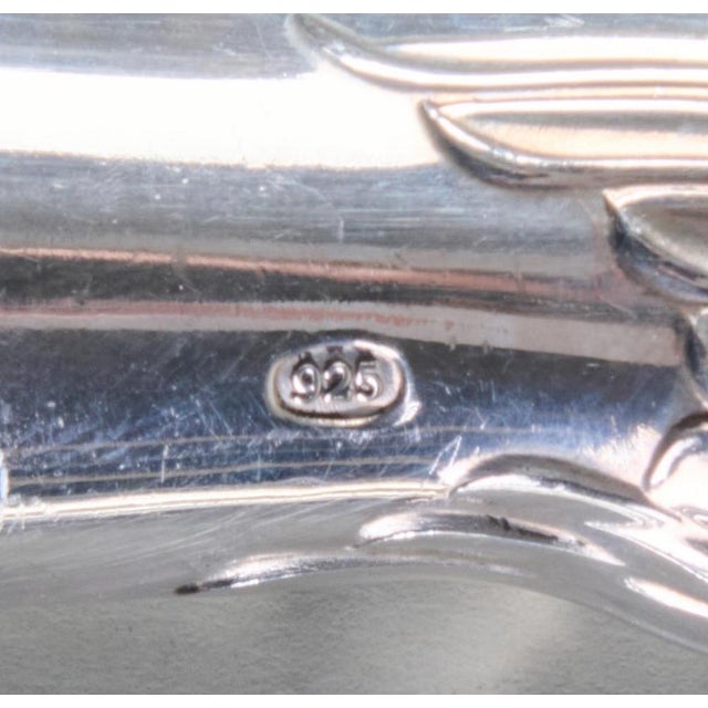 Late 20th Century Set of Thirteen Sterling Silver Elizabeth II Dinner Knives With Pistol Handles For Sale - Image 17 of 17