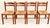 A set of four french provincial-style dining chairs, crafted from fruitwood stained a mahogany brown, dating from the...