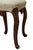 English Victorian Dressing Table Stool in Goncalo Alves Wood, 1860 For Sale - Image 4 of 8
