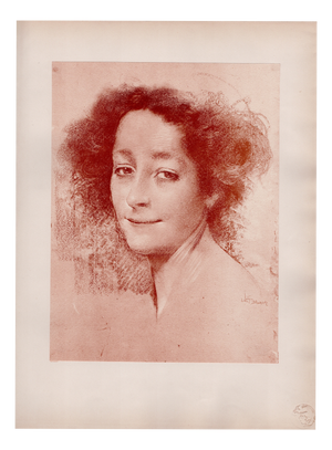 Lucien Lévy-Dhurmer, Belle d'Antan, 1897, Lithograph on Paper