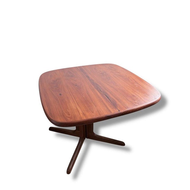Mid-Century Danish Square Teak Dining Table from Skovby For Sale - Image 4 of 10