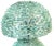 Transparent Mid 20th Century Modern Murano Tesserine Glass Mosaic Mushroom Table Lamp Attributed to TAO, Italy For Sale - Image 8 of 14
