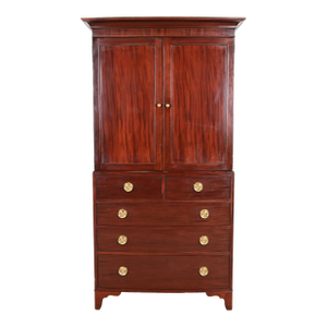 Baker Furniture Federal Mahogany Armoire Dresser or Linen Press