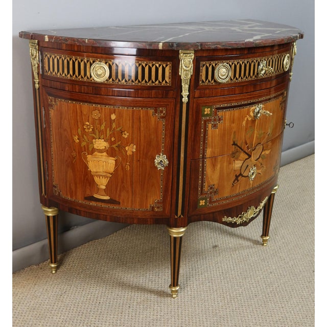 Louis XVI Commode, 1800s For Sale - Image 11 of 14
