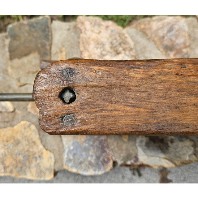 Antique 19th Century Wooden Hand Cranked, "Mother Hubbard" Clothes Wringer For Sale - Image 9 of 11