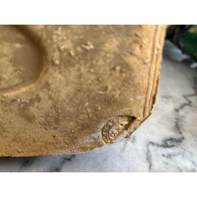 Pair of Early 20th Century Sancai Chinoiserie Glazed Terra Cotta Foo Dogs For Sale - Image 10 of 10