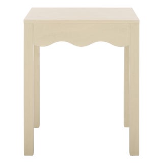Litith Square Wave Accent Table in Sand For Sale