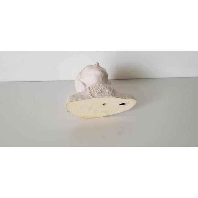 Ceramic 1980s Vintage Art Pottery Bust of a Woman Figurative Sculpture For Sale - Image 7 of 10