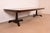 Baker Furniture Regency Banded Mahogany Double Pedestal Extension Dining Table, Newly Refinished For Sale In South Bend - Image 6 of 17