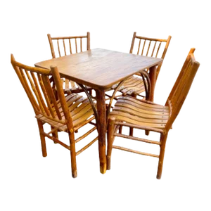 Hickory Table and 4 Chairs - Set of 5