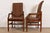 Henredon Mid-Century Modern Sculpted Oak High Back Dining Chairs, Set of Six For Sale - Image 10 of 13