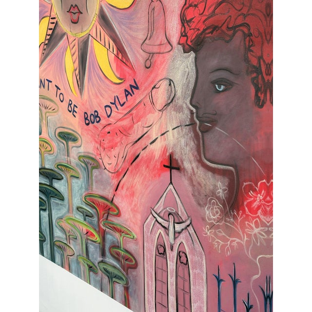 The Immaculate Defection is a large-scale contemporary oil on canvas painting by Steven E Robertson, created in 2025....