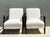 Vintage MCM Black Wood Lounge Chairs - Pair For Sale In West Palm - Image 6 of 13