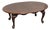 The Bombay Company Oval Queen Anne Style Coffee Table For Sale