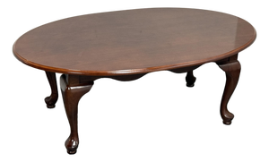 The Bombay Company Oval Queen Anne Style Coffee Table
