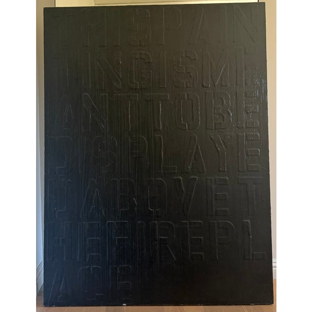 Original work by renowned painter and gallerist Nino Mier (https://www.miergallery.com) Latex and enamel on stretched...