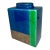 Circa 1960s Mid-Century Modern Rosenthal Netter Block Ceramic Vase Made in Italy For Sale