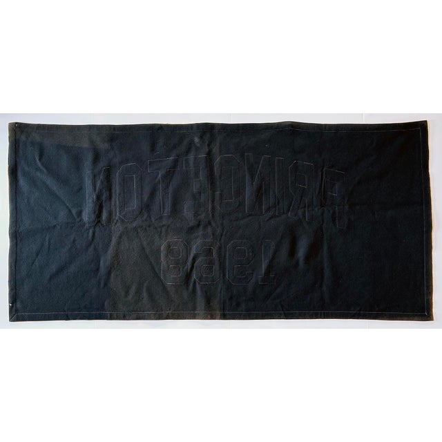 1960s 1968 Princeton Wool Felt Banner For Sale - Image 5 of 5