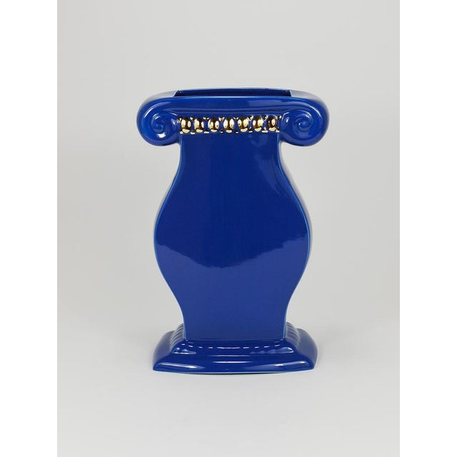 Large Vintage Vase by Heide Warlamis, 1980s For Sale - Image 12 of 15