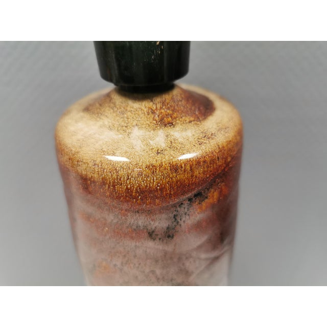 Danish Gigantic Ceramic Table Lamp by Hans Axel Schjelde for Grimstrup Keramik, Maribo-Denmark, 1970s For Sale - Image 10 of 14