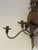 Vintage Italian Tole Iron Pineapple Four-Light Wall Sconce With Copper-Tone Finish For Sale - Image 9 of 12