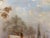 Late 19th Century Antique 19th Cen. Winter Scene Landscape Oil Painting For Sale - Image 5 of 12