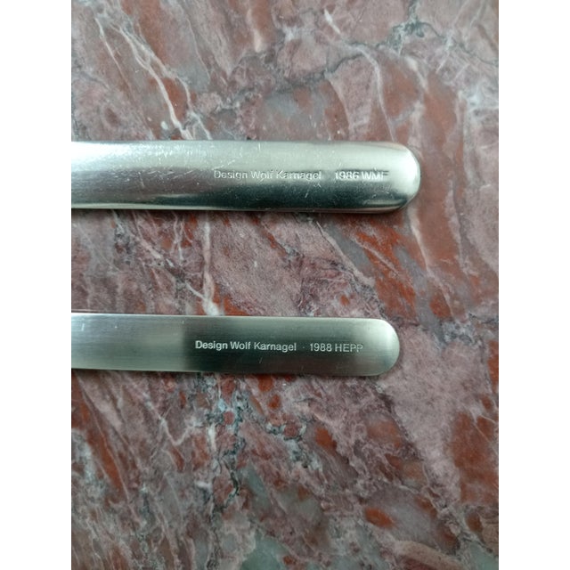 Postmodern Lufthansa Cutlery by Wolf Karnagel, 1980s, Set of 18 For Sale - Image 3 of 7