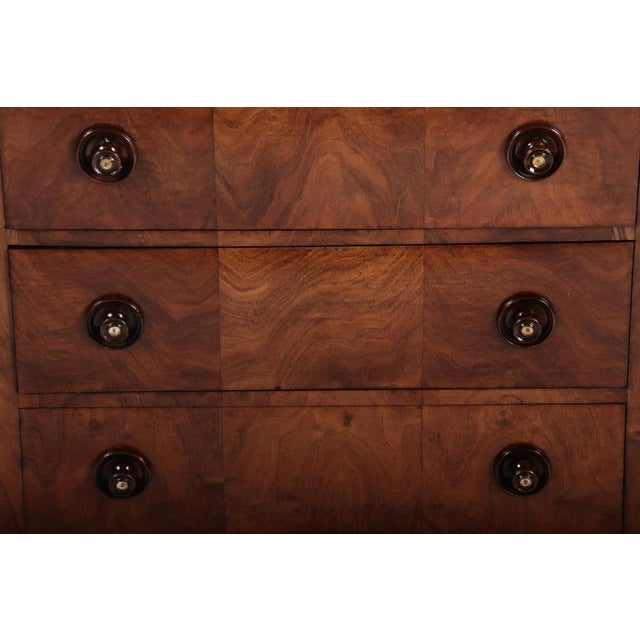 Small Antique Biedermeier Chest of Drawers in Walnut, 1820 For Sale - Image 9 of 18