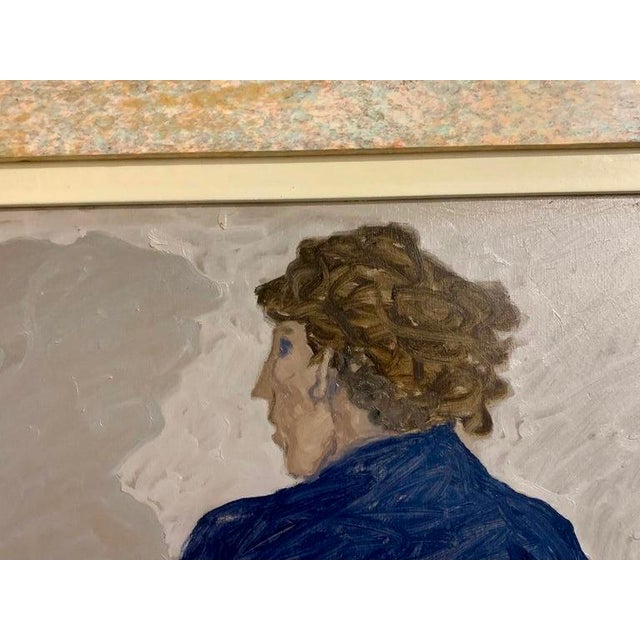 Giampaolo Talani "Ambiguous Story" Oil on Board, Figurative Nude, Tuscan Coastal Art, Contemporary Art by Italian Master, 2000 For Sale - Image 4 of 10