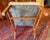 Vintage Wood Frame, Pink Stripe Upholstered Arm or Side Chair For Sale - Image 4 of 7